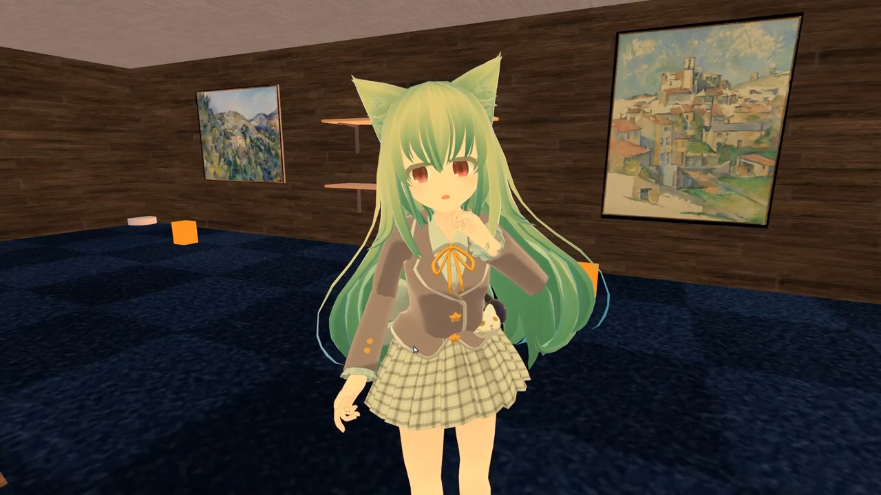 VRoid Studio character authoring interface with a model preview